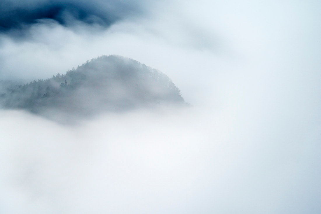 Monte Fumaiolo nella nebbia